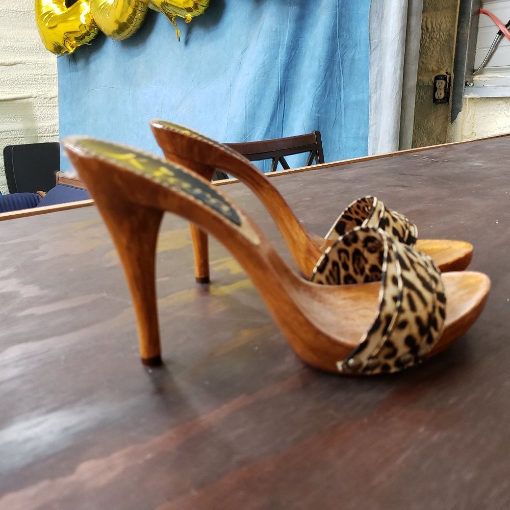 KIARA HIGH HEEL OPEN TOE MULE SLIDES